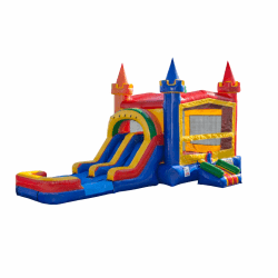Double slide, Wet/Dry Rainbow Castle